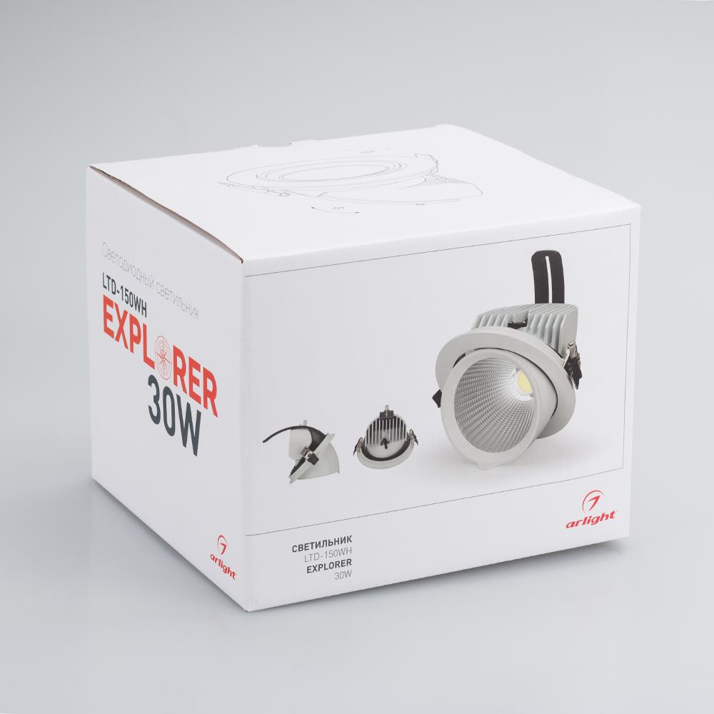 Встраиваемый светильник Arlight LTD-150WH-EXPLORER-30W