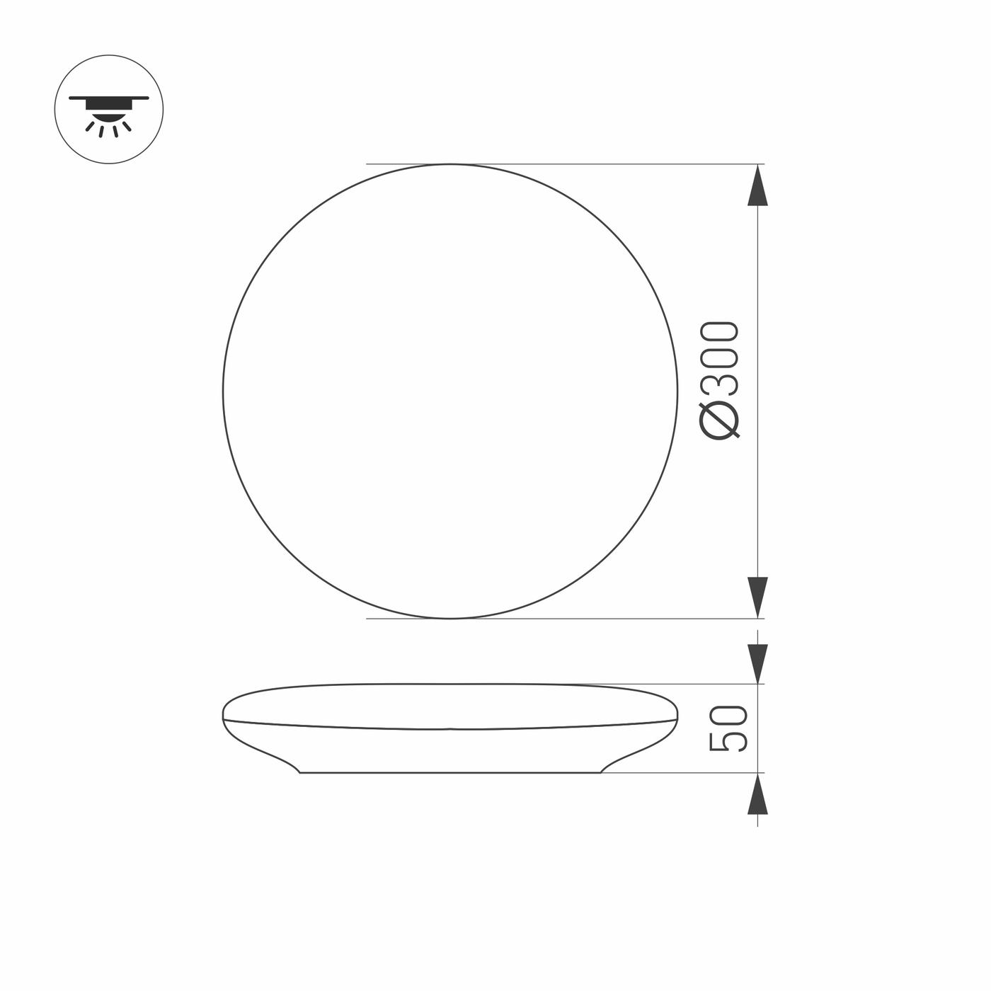 Технический светильник Arlight CL-FRISBEE-DIM-R300-18W