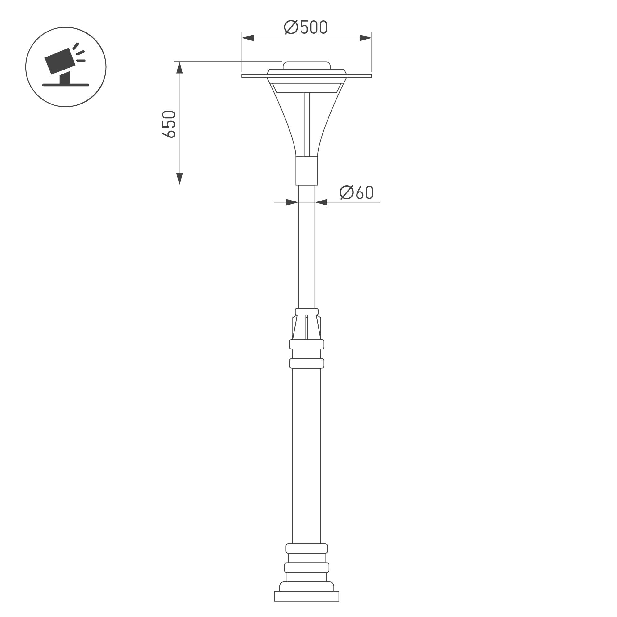 Консольный светильник Arlight OXOR-LUMME-LUZ-C