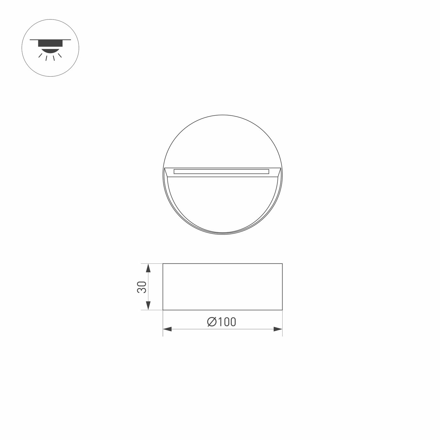 Ландшафтный светильник Arlight LGD-TRACE-R100-4W