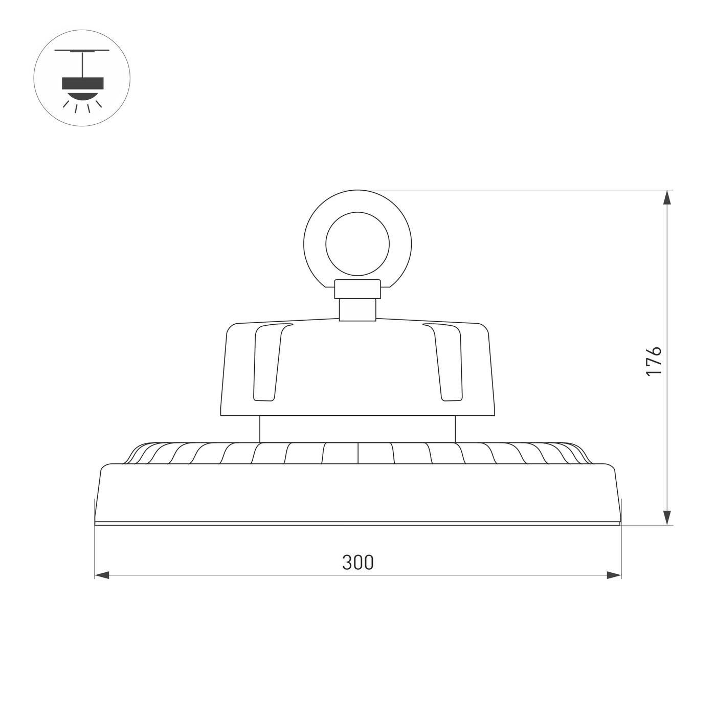 Технический светильник Arlight SP-ERCON-R300